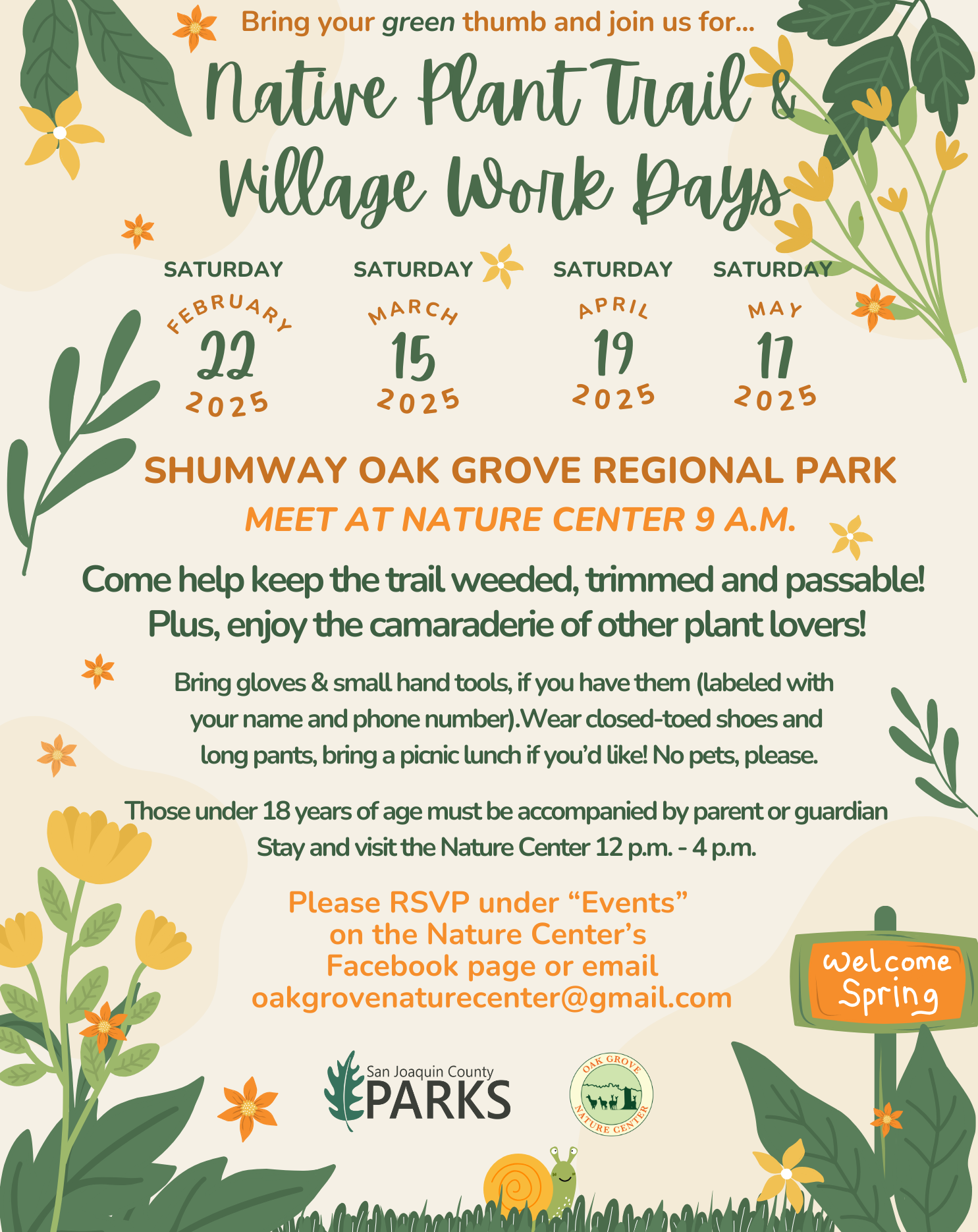 Trail Workday Spring