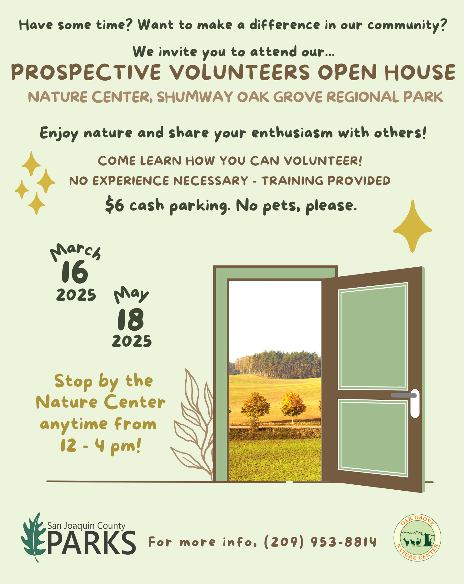 NC Volunteer Open House